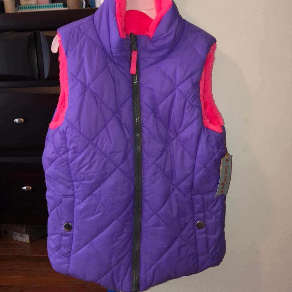 Cat and Jack reversible vest